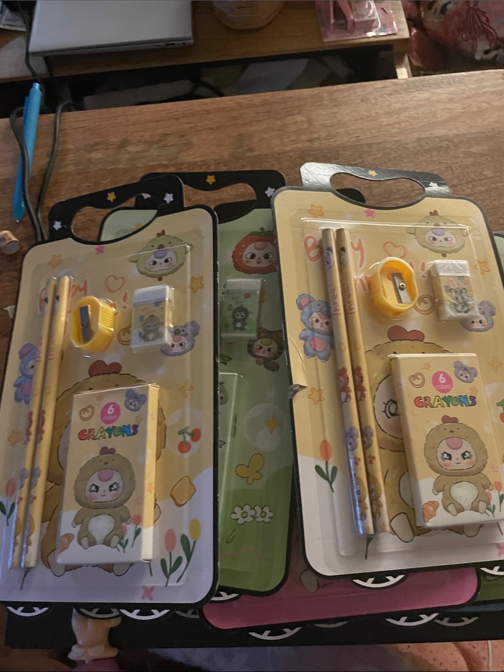 Baby three Stationery Pack of 6